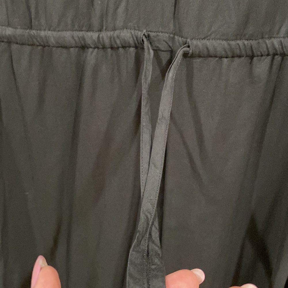 Simple Black Rayon dress by Old Navy, size small, long sleeved - Picture 5 of 10